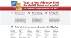 Desktop Screenshot of freeadsensesite.com